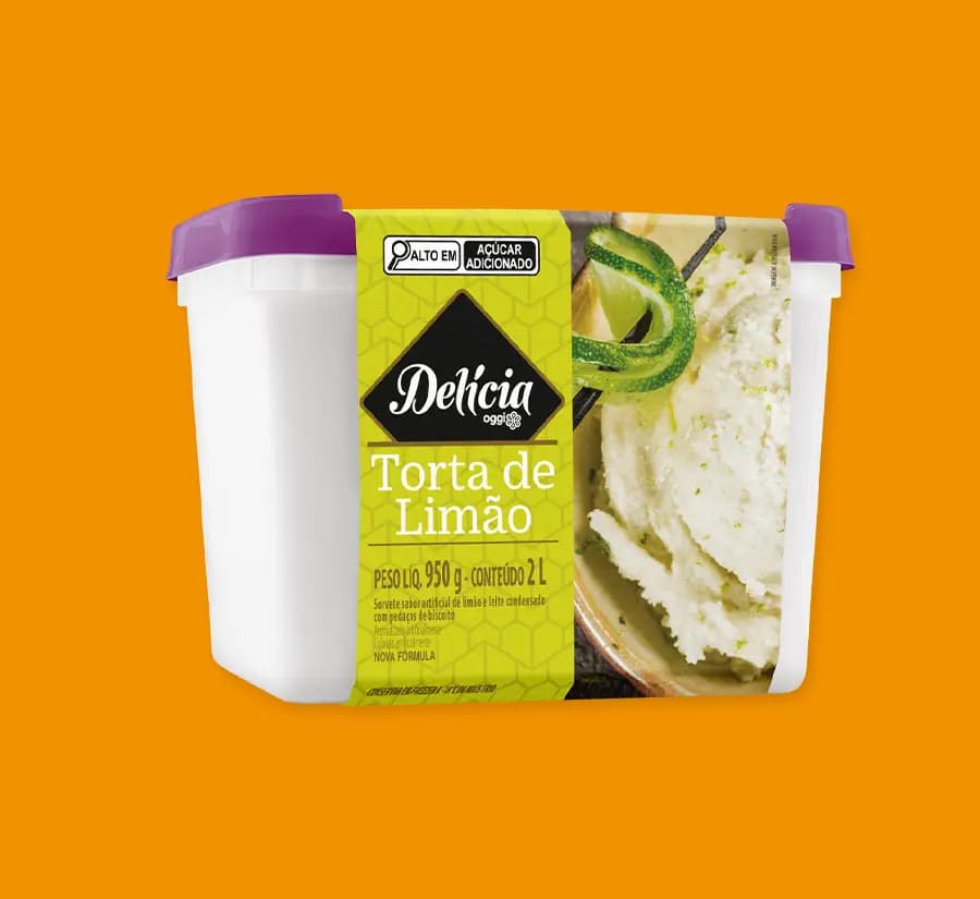 2 LITROS DELICIA TORTA DE LIMÃO