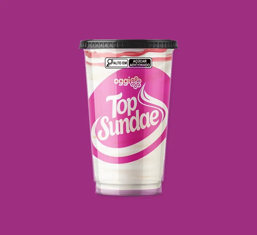TOP SUNDAE MORANGO 240G